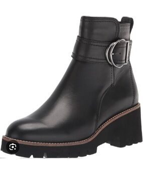 Blondo Dagger Waterproof Ankle Boots in Black Nubuck Leather 6.5